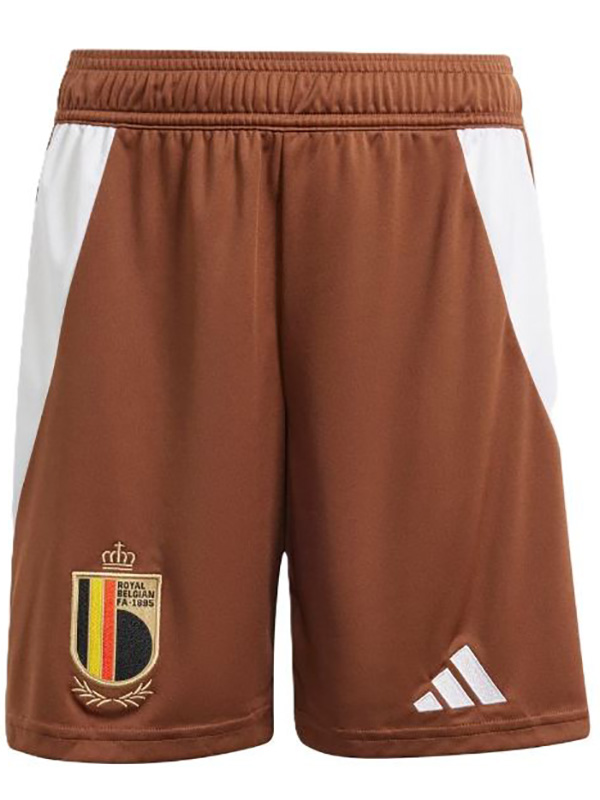 Belgium maillot extérieur short homme deuxième vêtement de sport de football uniforme maillot de football pantalon coupe Euro 2024